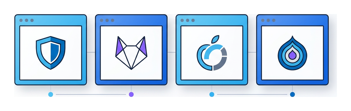 Brave Shields vs Firefox Strict vs Safari ITP vs Tor: What Each Privacy Mode Actually Blocks