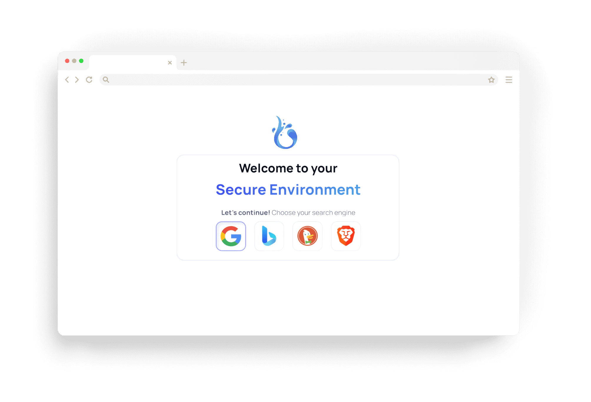Hintergrundebene der virtuellen Browser-Umgebung